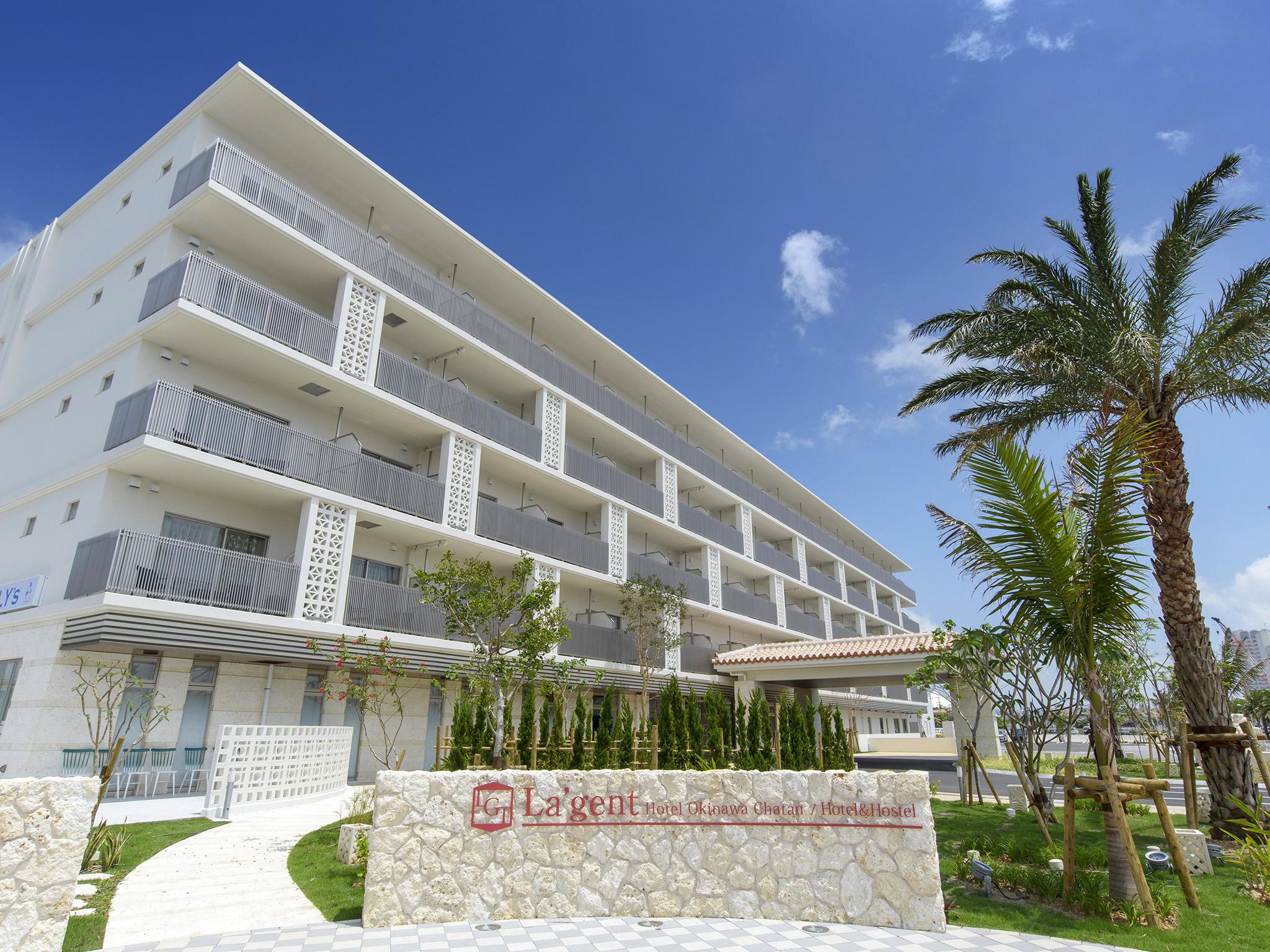La'Gent Hotel Okinawa Chatan Hotel And Hostel Екстериор снимка